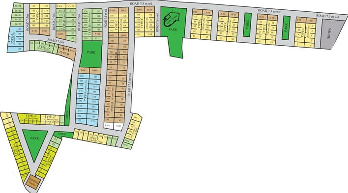 Master Plan of Soumya Greenville in Awadhpuri, Bhopal - Image 7878