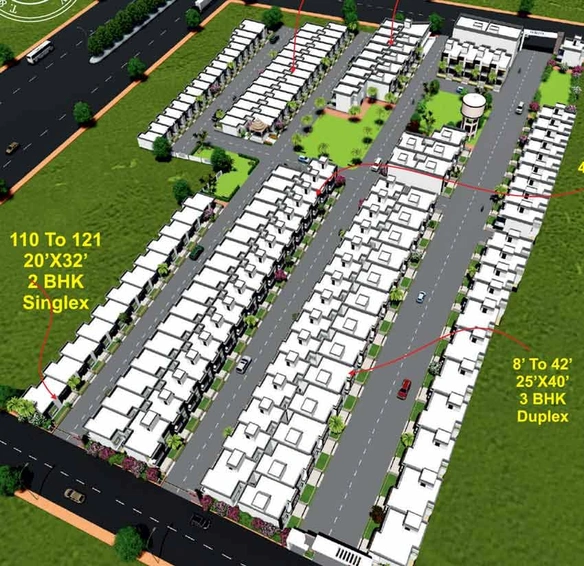 Master Plan of Madhuban Apaar City in Kokta Bypass, Bhopal - Image 46405