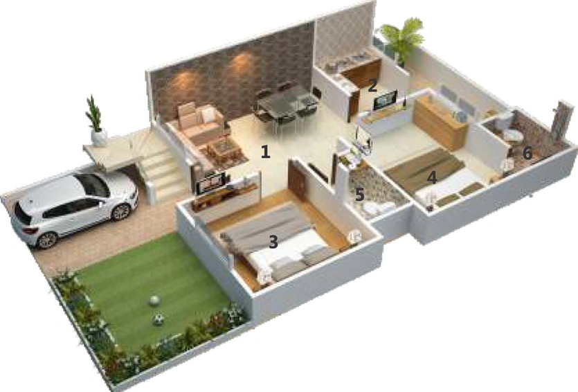 2 BHK Flat in Macker Regalia in Misrod, Bhopal - Image 491262