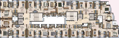 Floor Plan of Gurukrupa Devam Majesty in Ghatkopar East, Mumbai - Image 17523