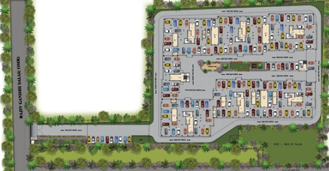 Master Plan of Bhaggyam Athulya in Sholinganallur, Chennai - Image 4849