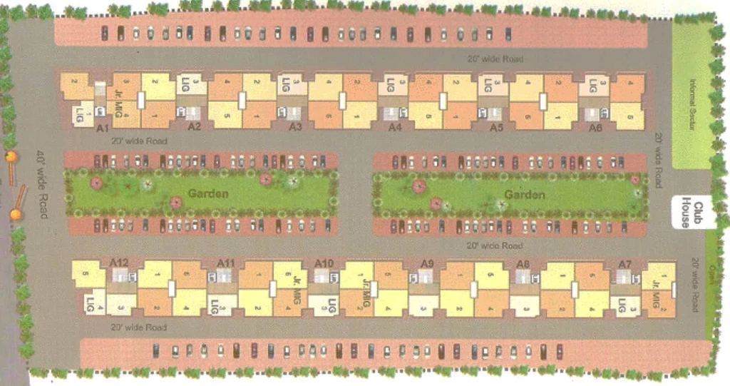 Master Plan of Fortune Tulip Heights in Kolar Road, Bhopal - Image 6109