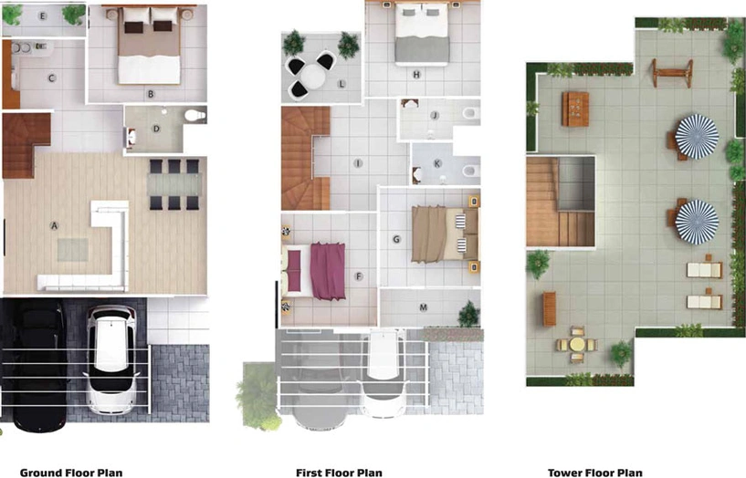 4 BHK House/Villa in Hindustan Palmera Villas in Gandhi Nagar, Bhopal - Image 491446