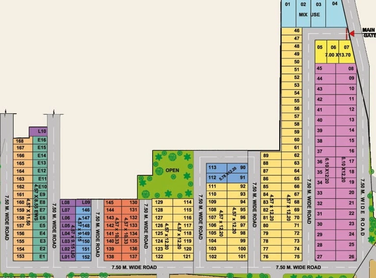 Master Plan of Inoxe Garden in Ayodhya Nagar, Bhopal - Image 46530