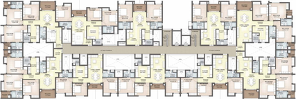 Floor Plan of Hazel Apartments in Avadi, Chennai - Image 4886
