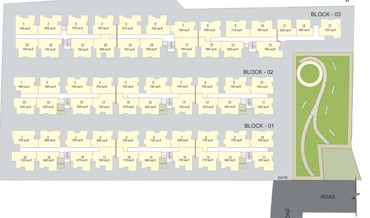 Master Plan of Arun Excello Sanjani in Chengalpattu, Chennai - Image 4894