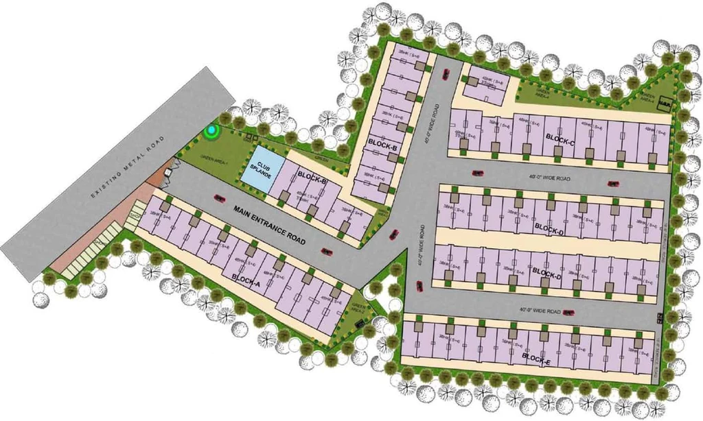 Master Plan of GHB Splande in Zirakpur, Chandigarh - Image 5638