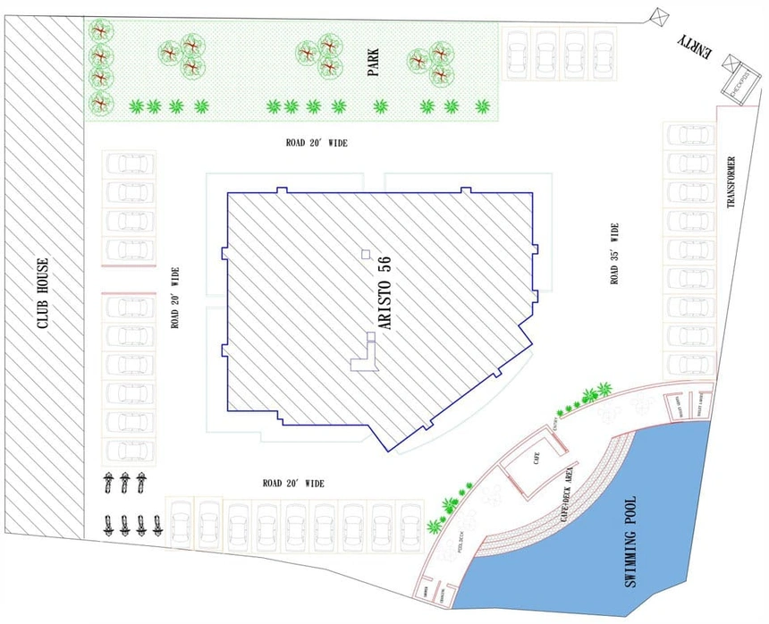 Master Plan of Metro Aristo 56 in Zirakpur, Chandigarh - Image 5631