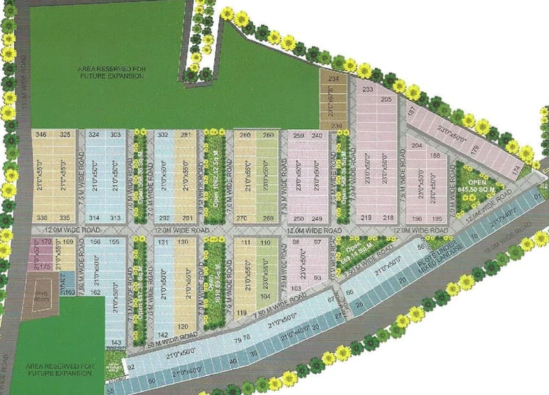 Master Plan of Girija Surendra Manik in Awadhpuri, Bhopal - Image 46642
