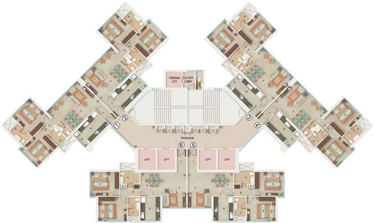 Floor Plan of Dynamix Avanya in Dahisar East, Mumbai - Image 85359