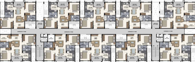Floor Plan of Radiance Mercury in Perumbakkam, Chennai - Image 96236