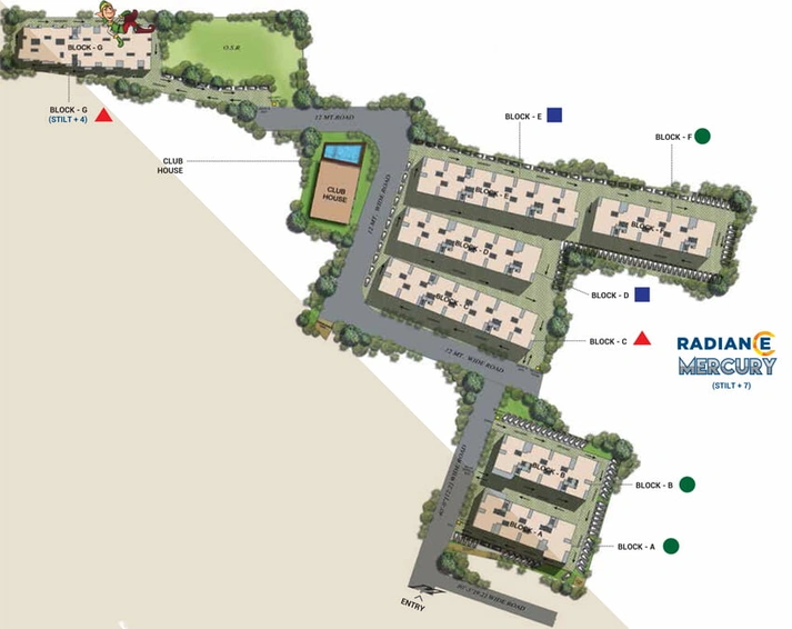 Master Plan of Radiance Mercury in Perumbakkam, Chennai - Image 96237