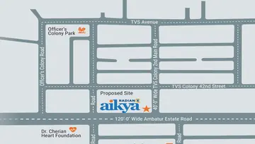 Location of Radiance Aikya - Image 48491