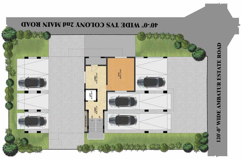 Master Plan of Radiance Aikya in Anna Nagar, Chennai - Image 48493