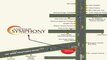 Location of Aadhhaar Symphony - Image 46666