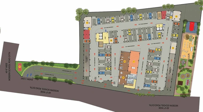 Master Plan of Radiance Sapphire in Sholinganallur, Chennai - Image 4047
