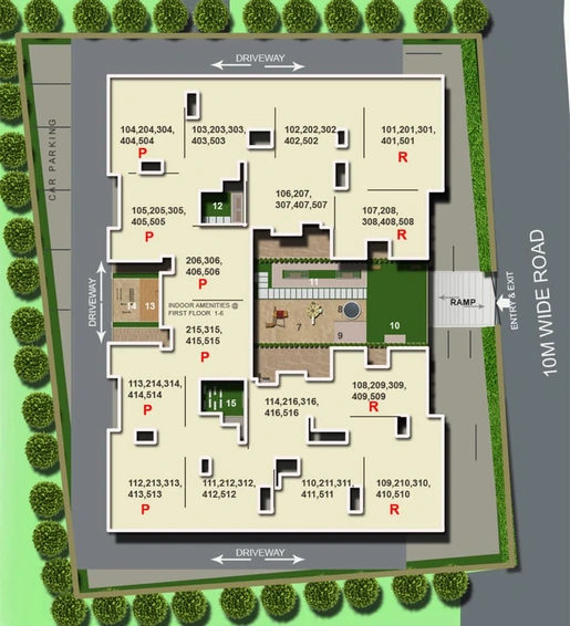 Master Plan of Jains Aadheeswar in Manapakkam, Chennai - Image 4758