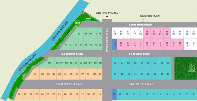 Master Plan of Lucky Balaji Parisar Phase 2 in Ayodhya Bypass, Bhopal - Image 97117