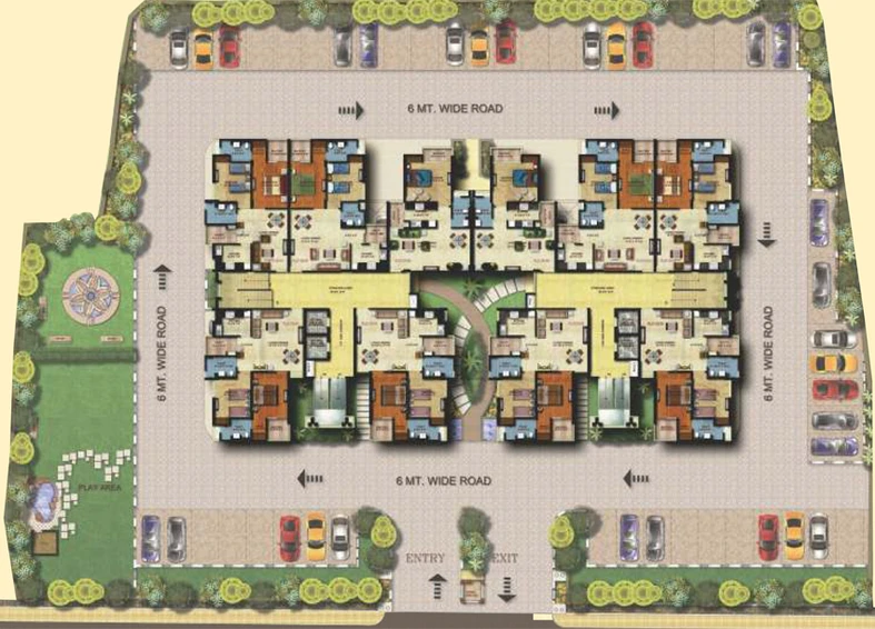 Master Plan of MI Riviera Residency Phase 2 in Gomti Nagar Extension, Lucknow - Image 5183