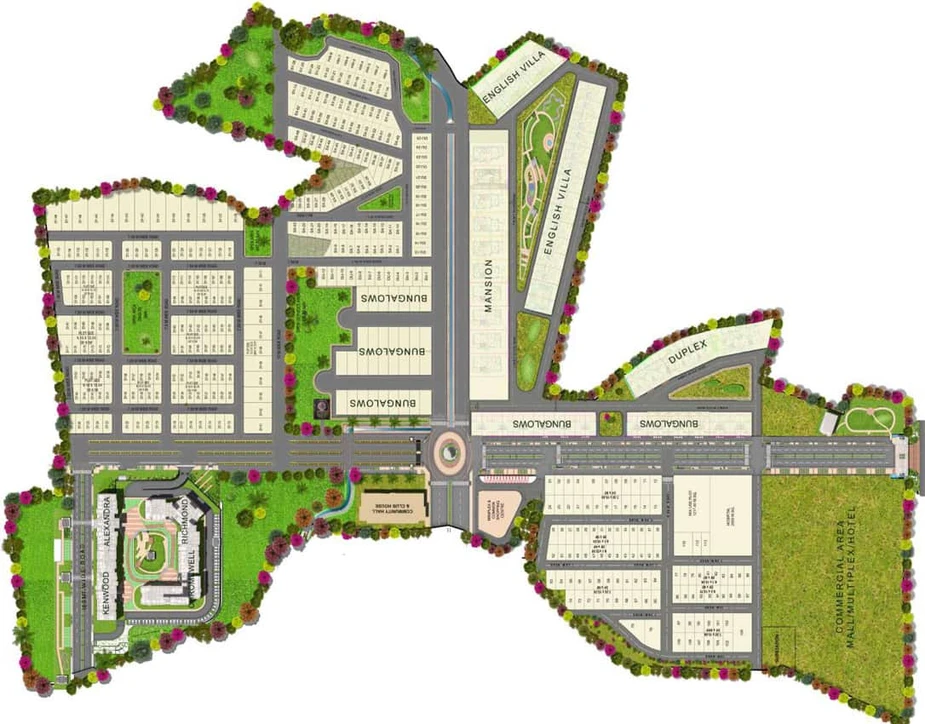 Master Plan of Aryavrat British Park in Hoshangabad Road, Bhopal - Image 7976