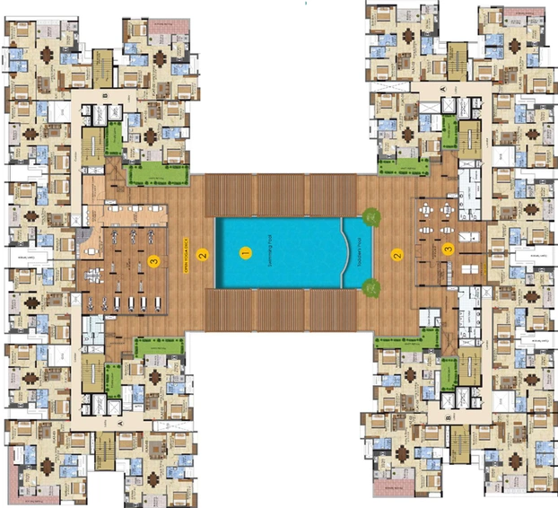 Floor Plan of Radiance Suprema in Madhavaram, Chennai - Image 48532