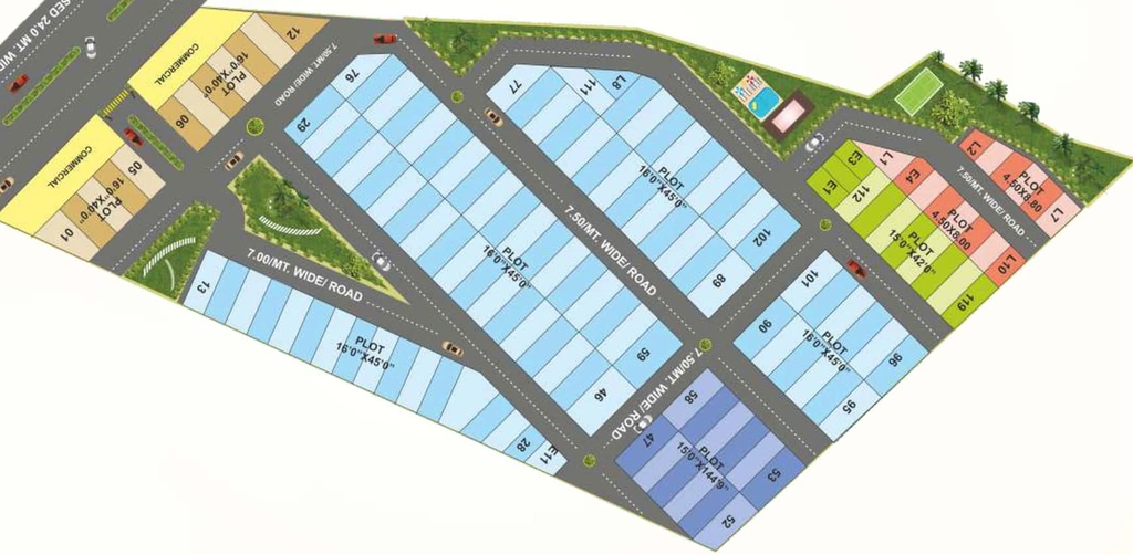Master Plan of Madhuban Divine Infinity in Hoshangabad Road, Bhopal - Image 7985