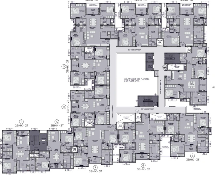 Floor Plan of Urbando Gaiety in Anna Nagar, Chennai - Image 48547