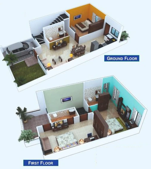 3 BHK House/Villa in VK Comfort Lush Green in Airport Road, Bhopal - Image 400599