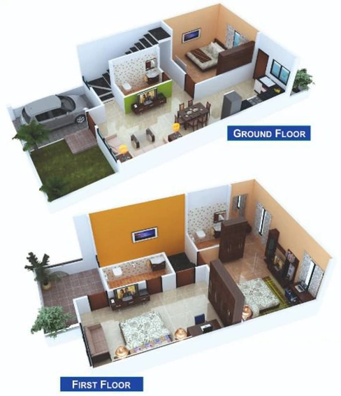 3 BHK House/Villa in VK Comfort Lush Green in Airport Road, Bhopal - Image 400598