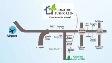 Location of VK Comfort Lush Green - Image 7999