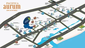 Location of Pacifica Aurum Villas - Image 48554