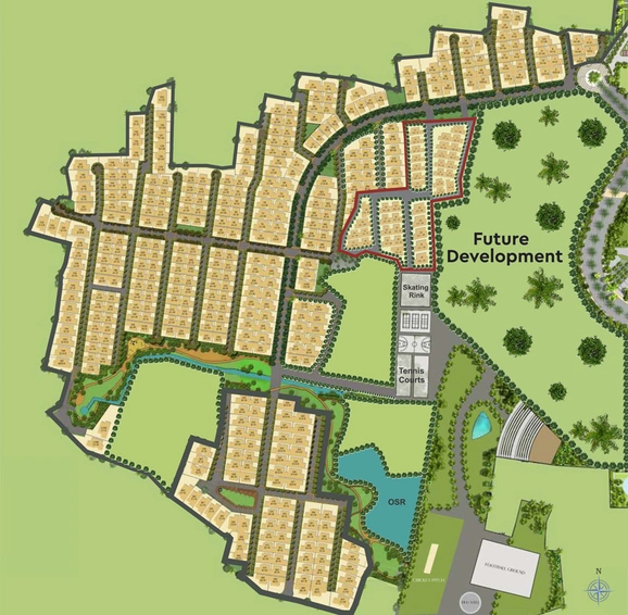 Master Plan of Pacifica Aurum Villas in OMR, Chennai - Image 48555