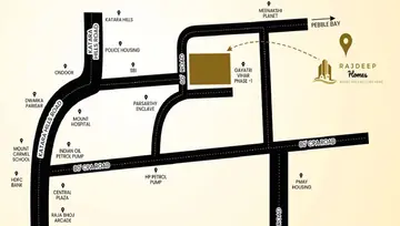 Location of Prakalp Rajdeep Homes - Image 46819