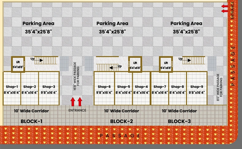 Master Plan of Prakalp Rajdeep Homes in Katara Hills, Bhopal - Image 46820