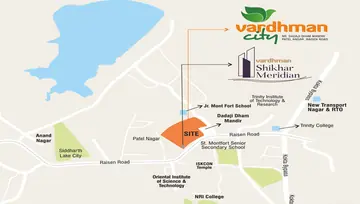 Location of Vardhman City - Image 8009