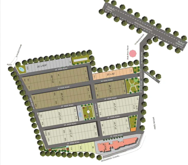 Master Plan of Vardhman City in Patel Nagar, Bhopal - Image 8010