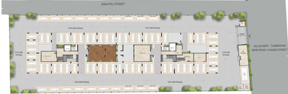 Master Plan of Krishna Elevaar in Pallikaranai, Chennai - Image 4929
