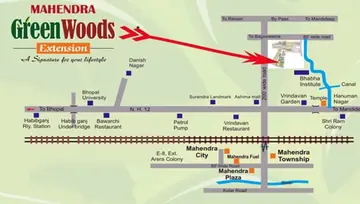 Location of Mahendra Greenwoods Extension - Image 90692