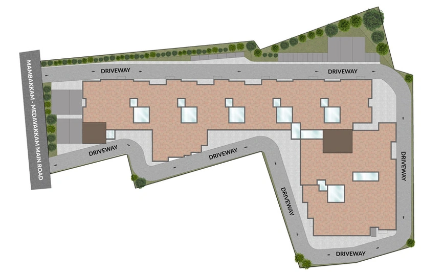 Master Plan of Rajparis Lake View in Medavakkam, Chennai - Image 48605
