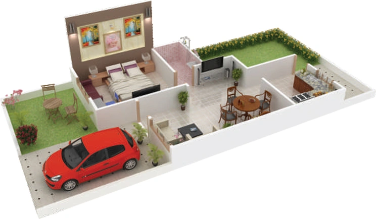 1 BHK House/Villa in Amaltas Oak in Phanda Kala, Bhopal - Image 492139