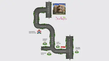 Location of Prarthana Sai Kripa - Image 47845