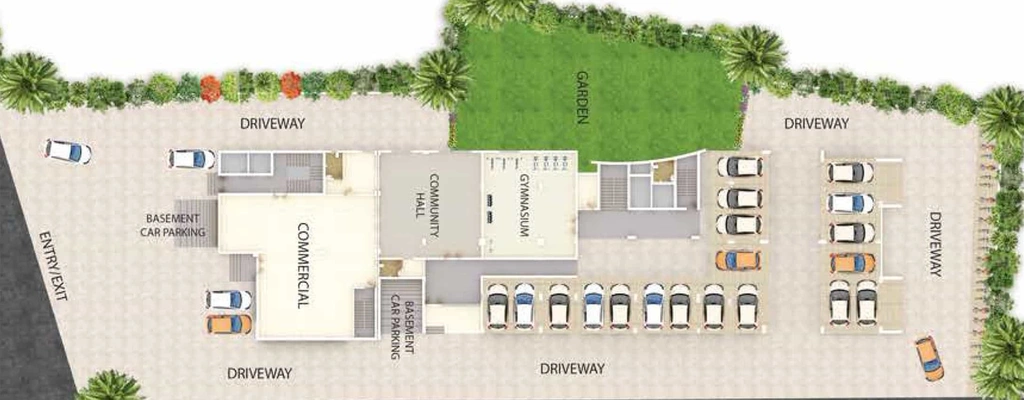 Master Plan of Prarthana Uma Heights in Piska More, Ranchi - Image 53588