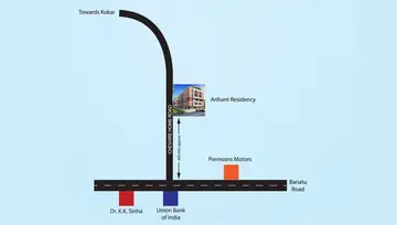 Location of Prarthana Arihant Residency - Image 5775