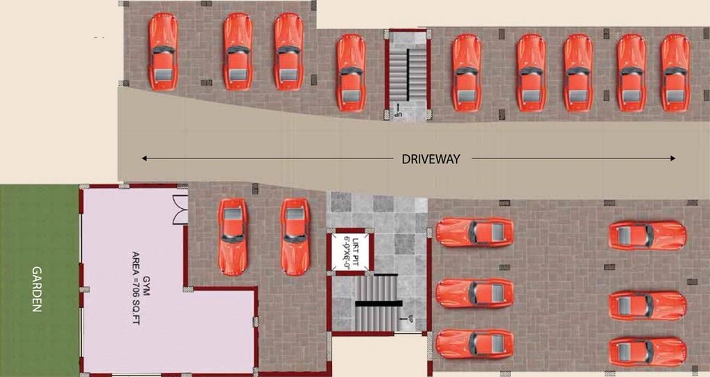 Master Plan of Prarthana Arihant Residency in Bariatu, Ranchi - Image 5777