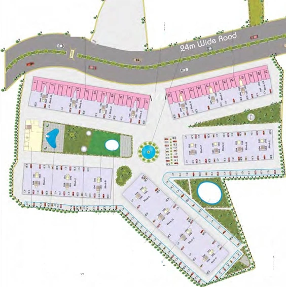Master Plan of Signature Residency in Kolar Road, Bhopal - Image 6117