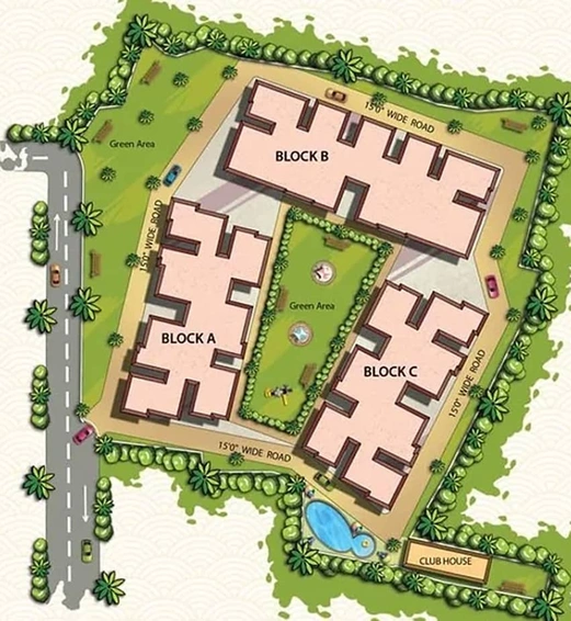 Master Plan of Morias Skydale in Morabadi, Ranchi - Image 5959