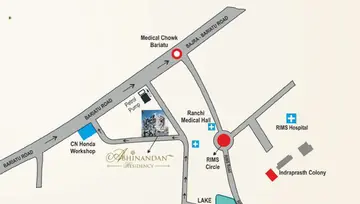 Location of Lucky Abhinandan Residency - Image 5806