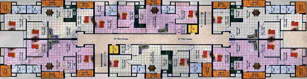 Floor Plan of Sri Baidyanath Enclave in Kanke, Ranchi - Image 5914