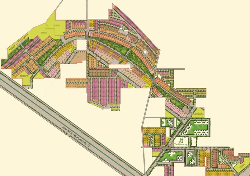 Master Plan of Experion The Westerlies in Sector 108, Gurgaon - Image 23558