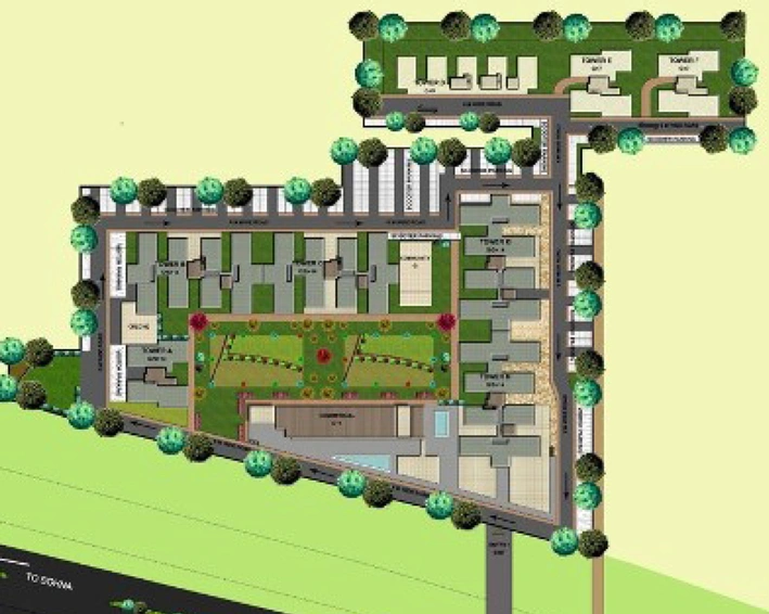 Master Plan of Ninex Residency in Sector 23, Faridabad - Image 8857